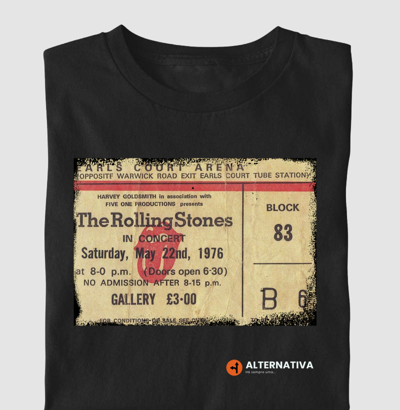 Rolling Stones Ticket 1976