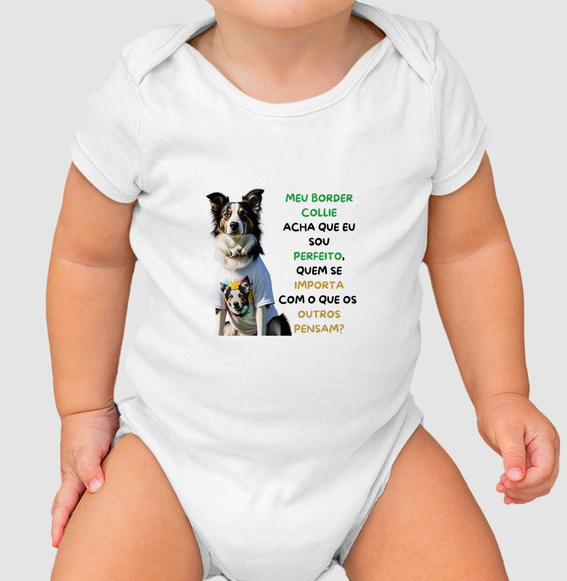 Meu border collie acha que eu sou perfeito