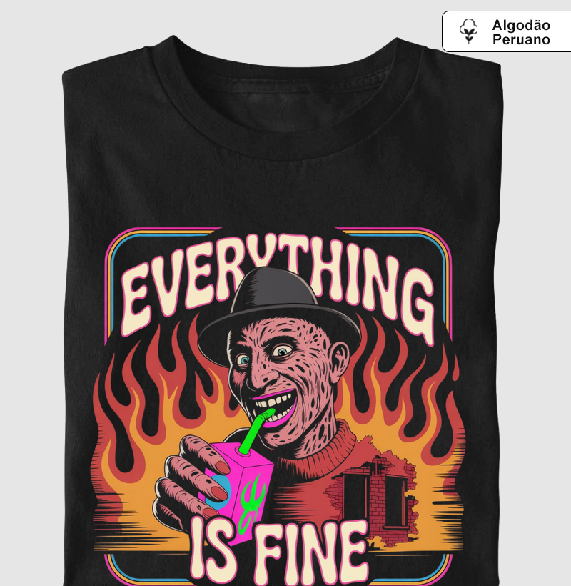 Camiseta "Everything is Fine" - O Pesadelo