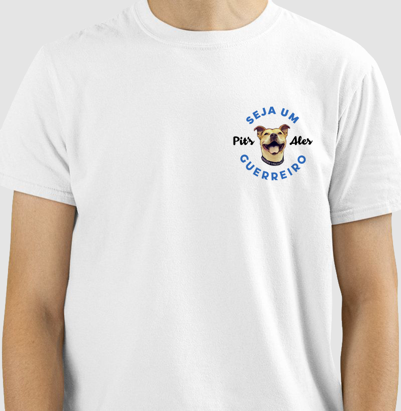 Camiseta Seja um Guerreiro lateral