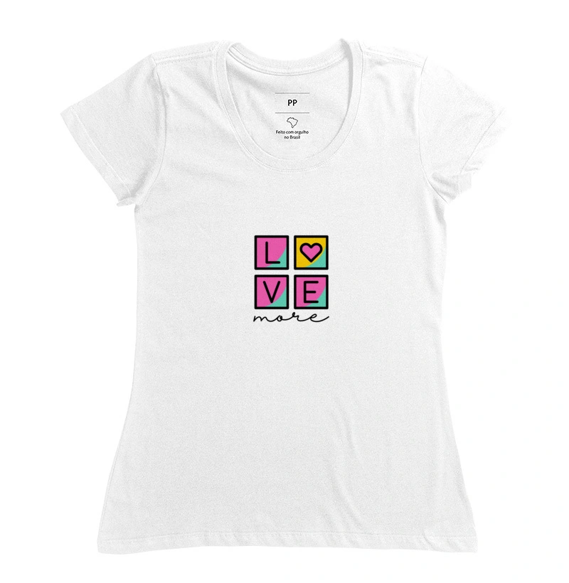 {Camisa Bacana} Love more