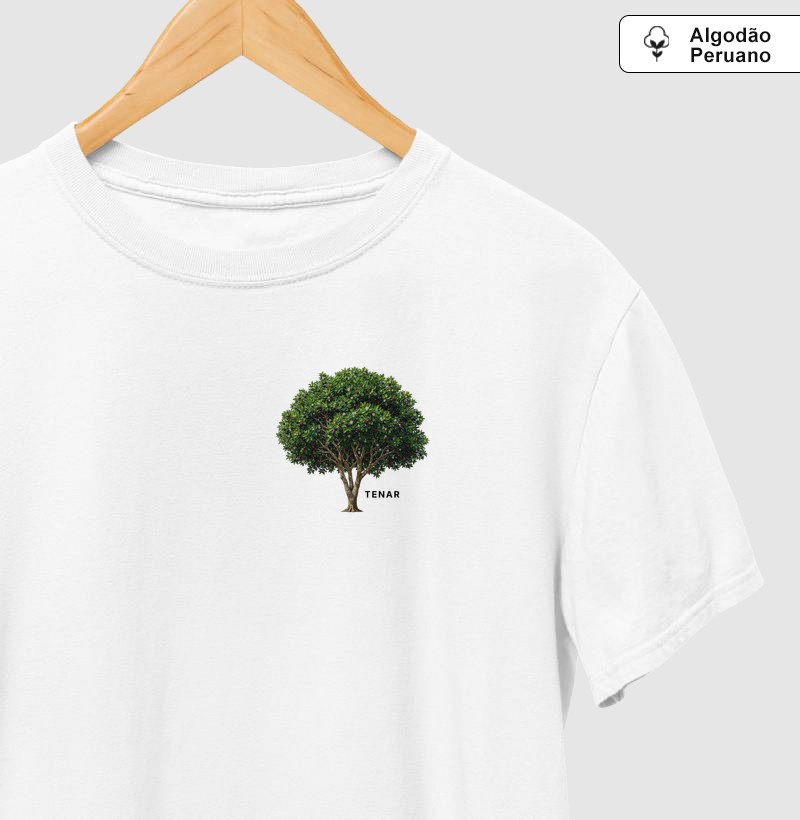 Camiseta Jabuticabeira - Branca (Algodão Peruano)