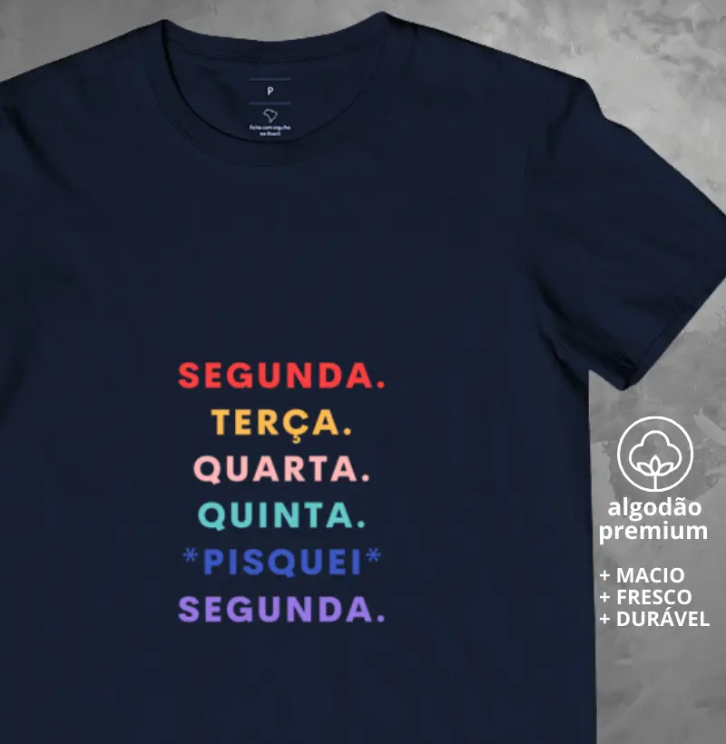 Camiseta Dias da Semana