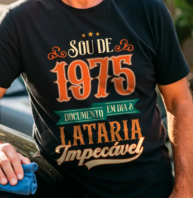 Sou de 1975. Documento em dia & lataria impecável