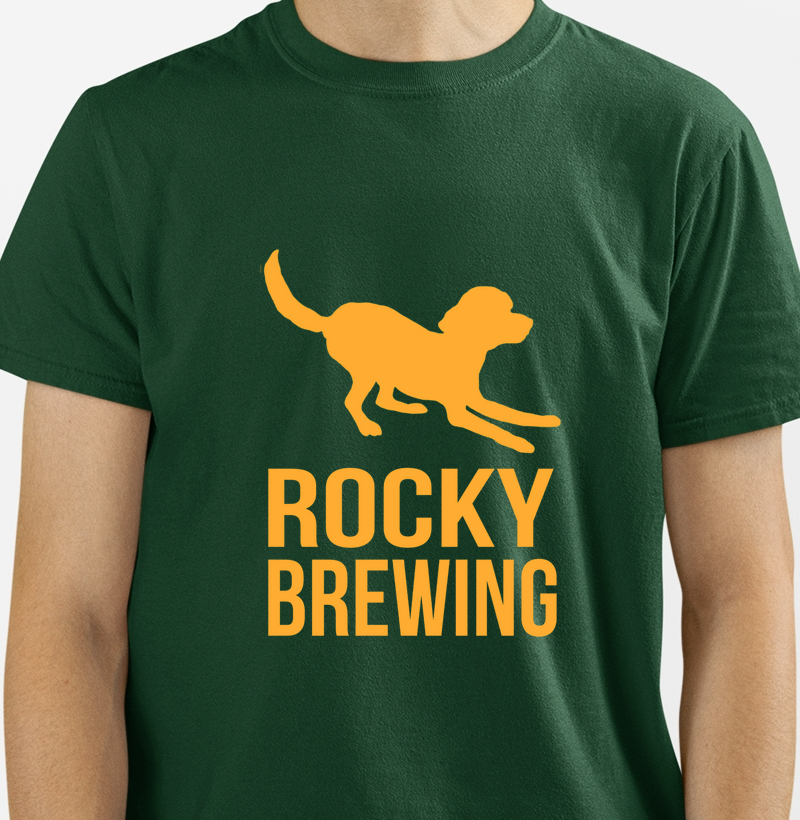 Rocky Brewing Logo Amarelo