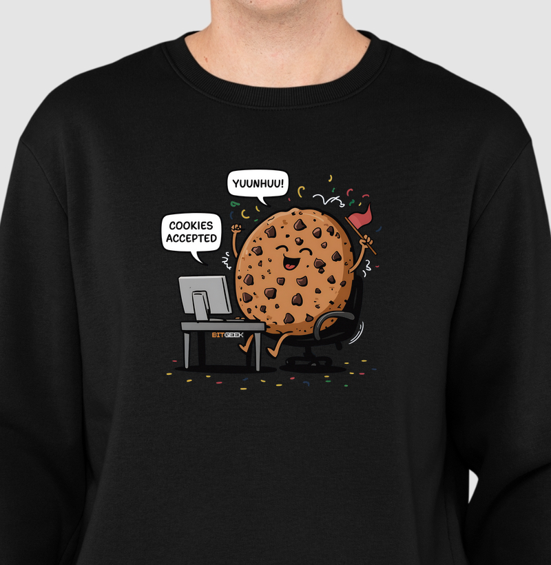 Suéter Moletom Cookies Accepted