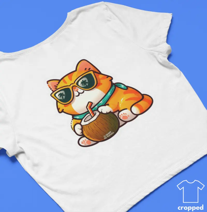Cropped - Coco - gato laranja