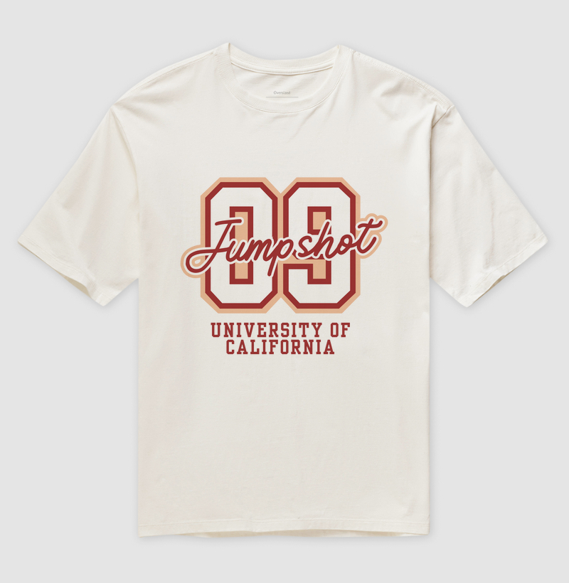Camiseta Oversized JumpShot University of California