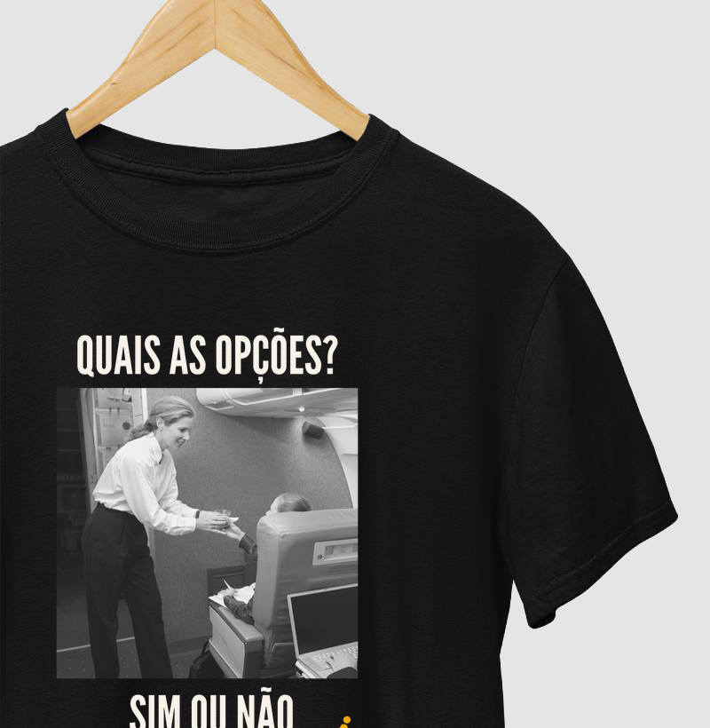 Quais as opções? Sim ou não.