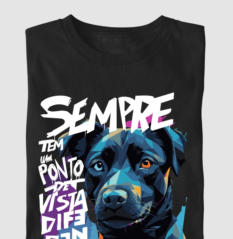 Camiseta Infantil Ponto de Vista