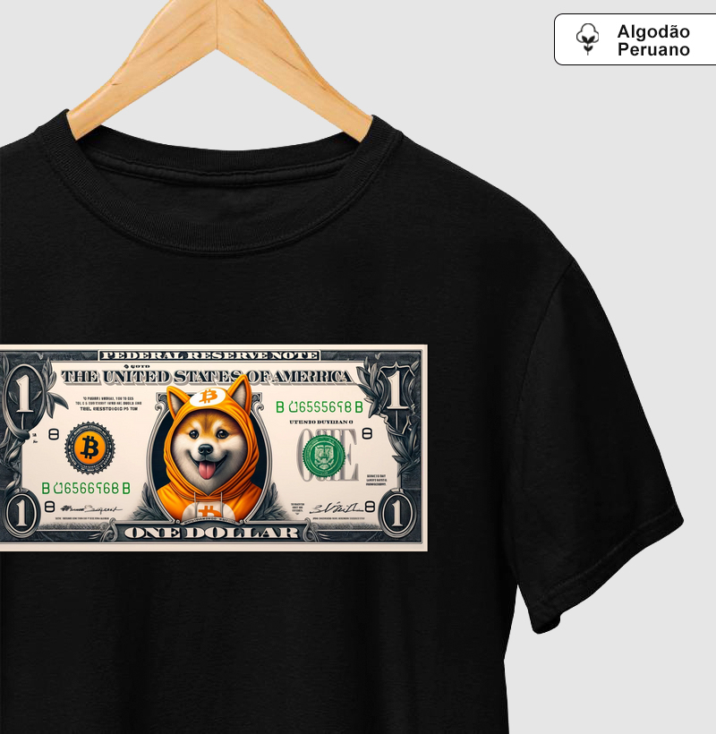 Camiseta Premium Dog 1 Dólar