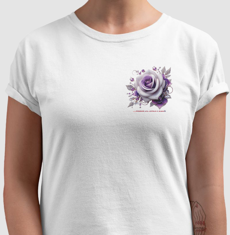 CAMISETA RESERVA.INK MASCULINA E FEMININA TRIBOS.etc  SÓ ELAS ROSA LILAS