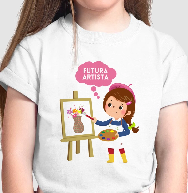 Camiseta Infantil 'Futura Artista'
