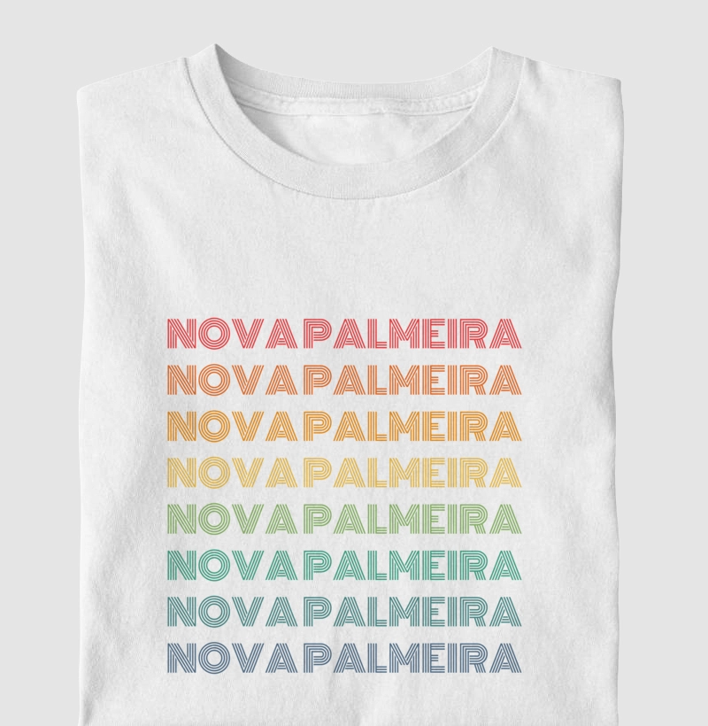 Nova Palmeira Letreiro Retrô