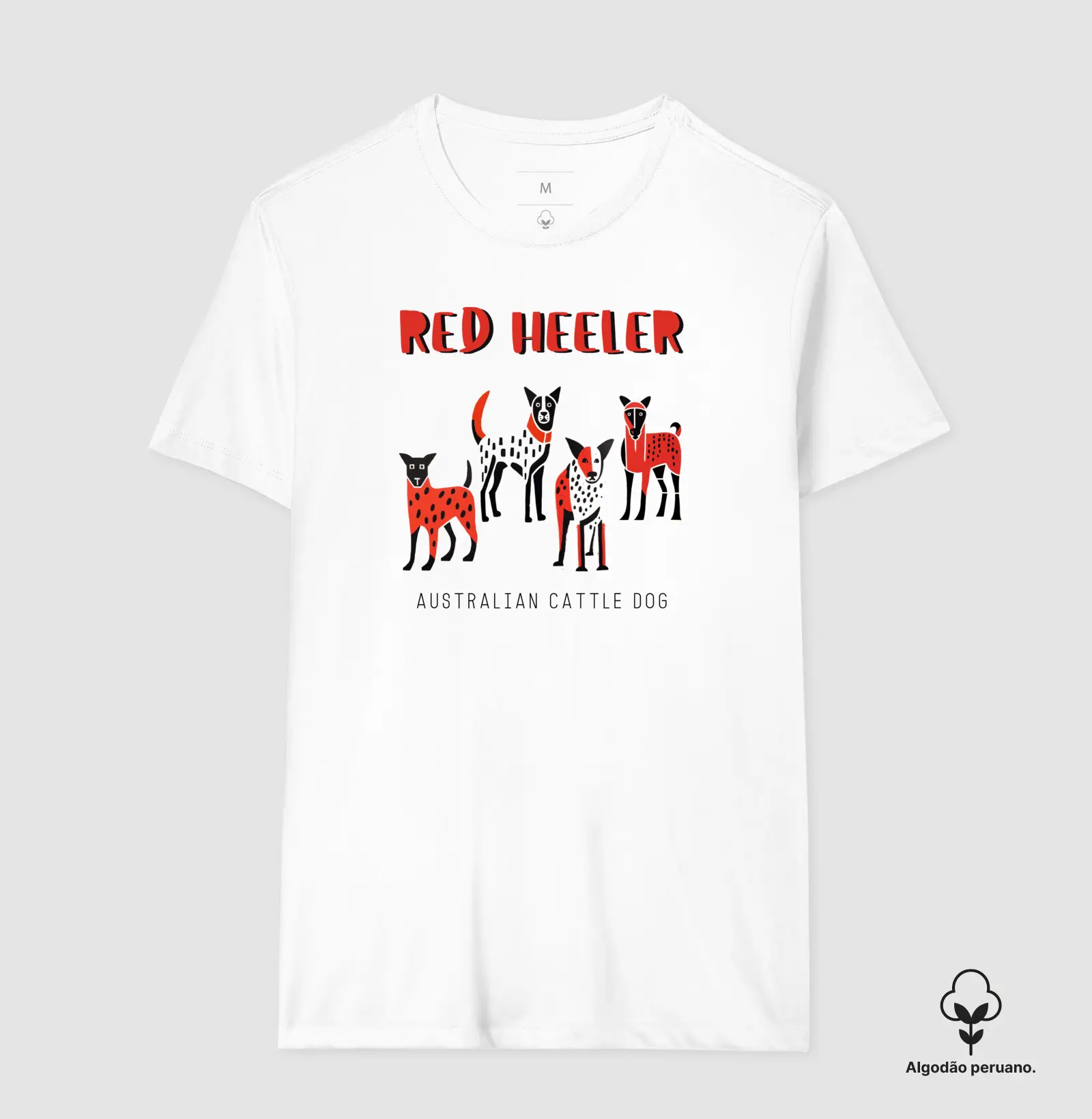 Woodcut Red Heeler Premium