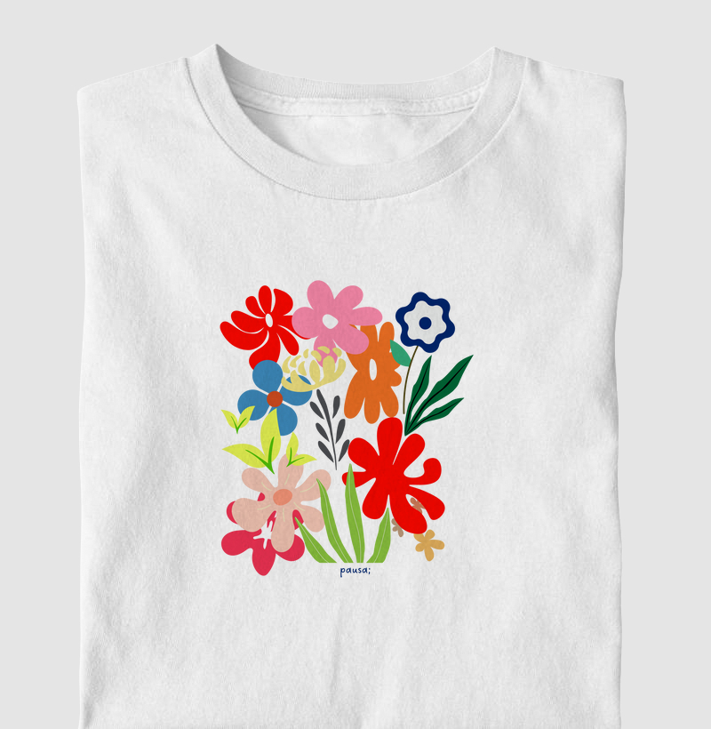 Flores em quadro - Infantil