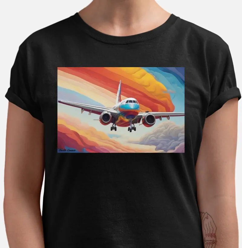 Camiseta Avião colors