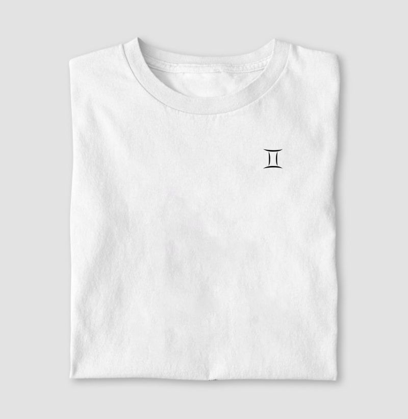 Camiseta Signos SÍMBOLO DE GÊMEOS