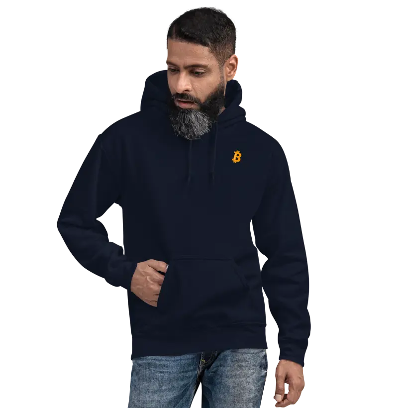 Moletom com Capuz Crypto Style Bitcoin