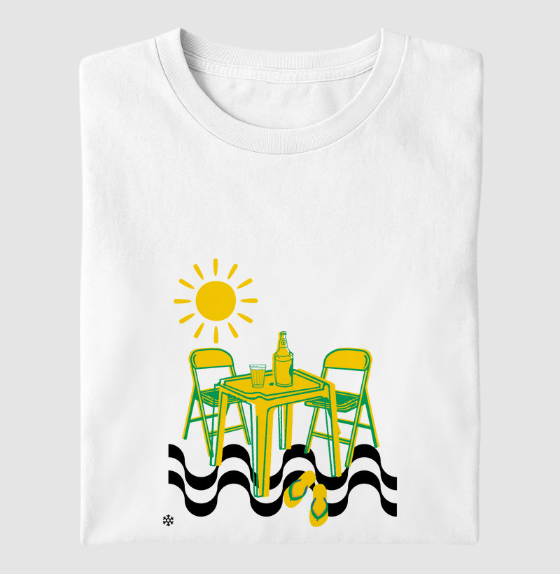 Camiseta Sol e Cerveja