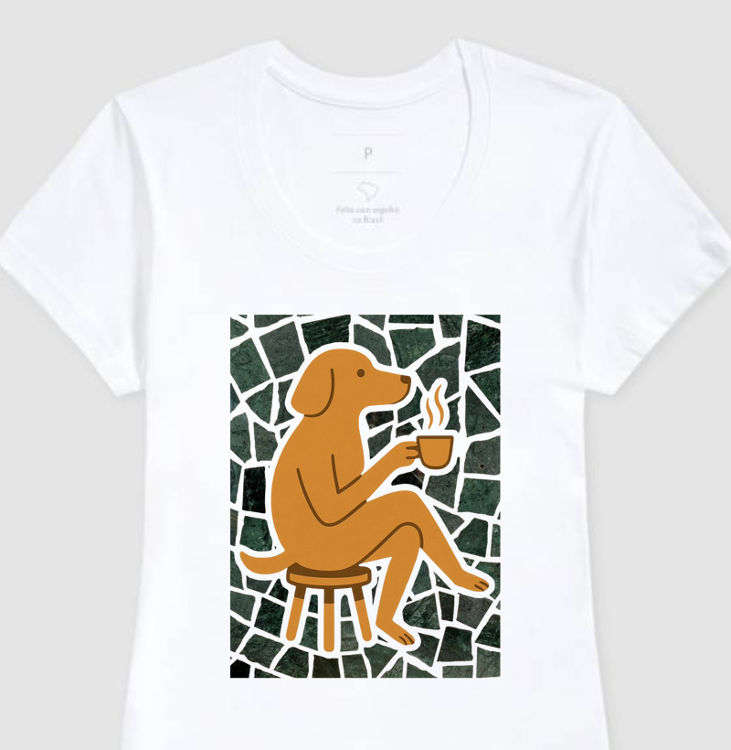 Camiseta Café Caramelo