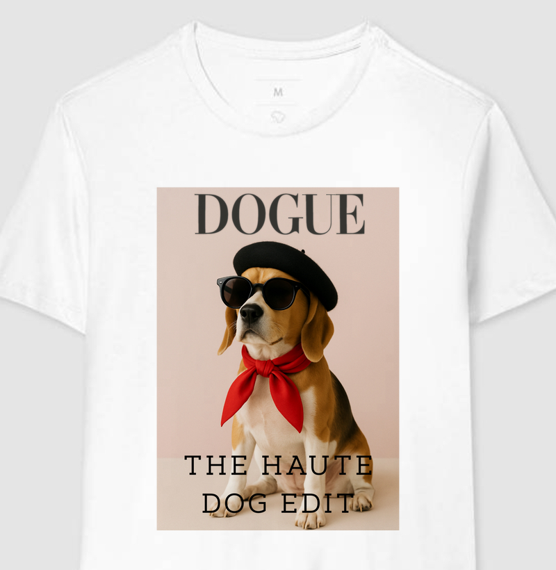 Camiseta Feminina DOGUE – Beagle | Personalizamos com o Seu Cachorro – AMMAR