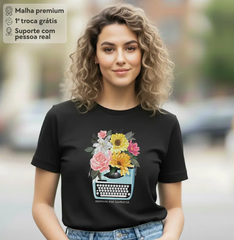 Palavras que florescem - Algodão Peruano