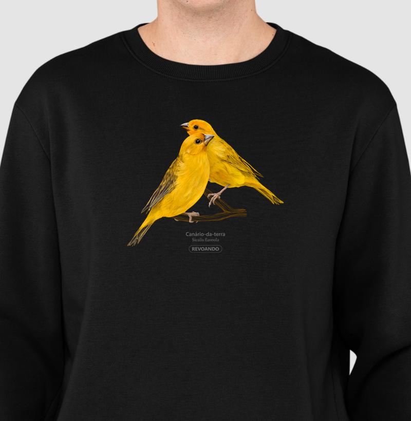 Inky Aves - Canário-da-terra II - Moletom