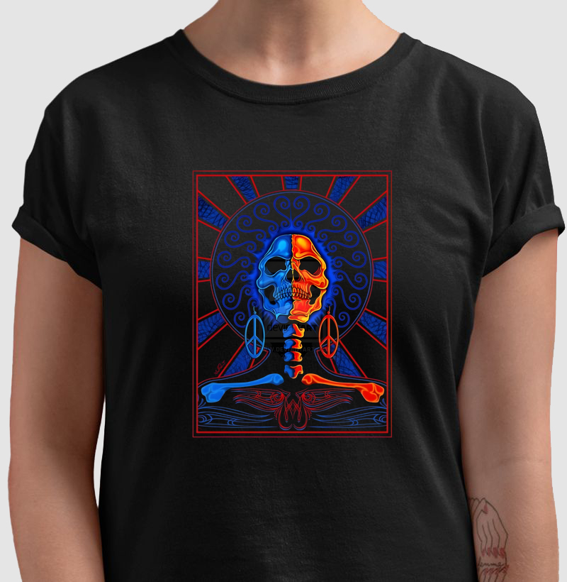 Camiseta Love Skull