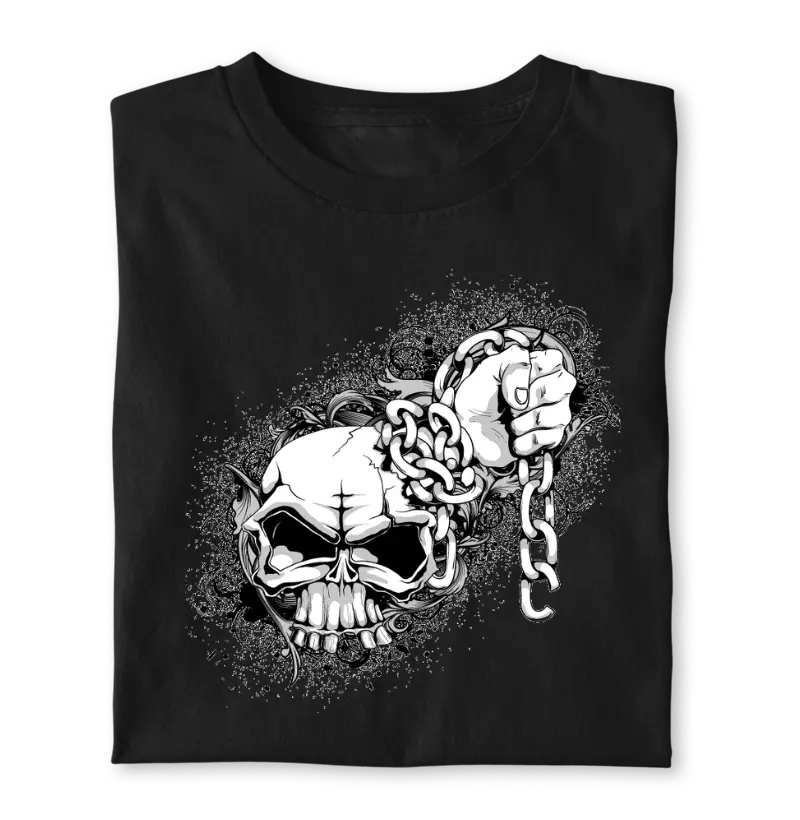 T-shirt Skull Chains