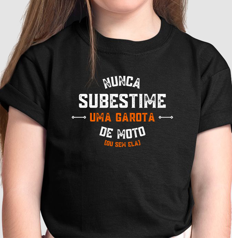 Nunca subestime uma garota de moto