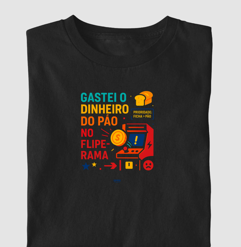 FliPhrase Gastei o Dinheiro do Pão no Fliperama