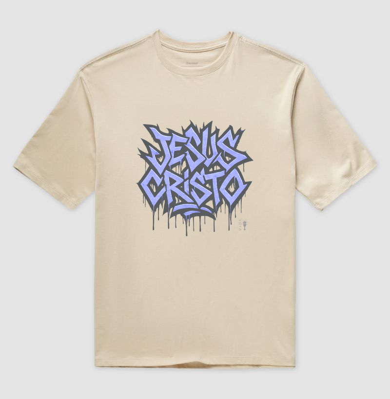 Oversized Jesus Cristo Grafite