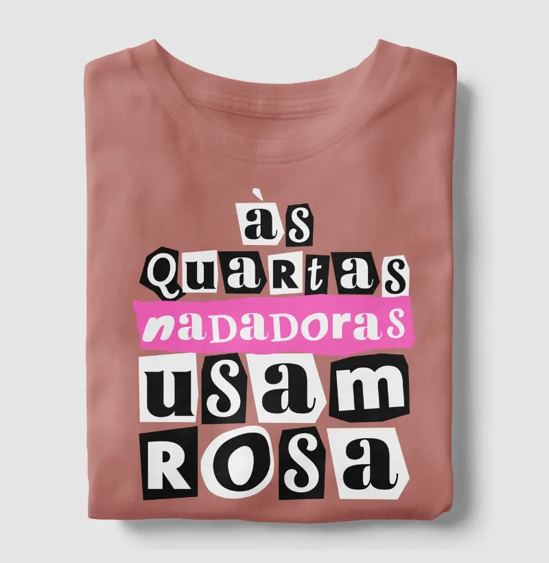 Nadadoras Usam Rosa