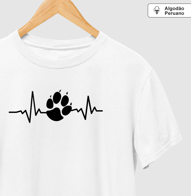 Camiseta Algodão Peruano Batimentos Caninos
