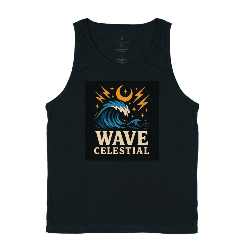 Camiseta Wave celestial