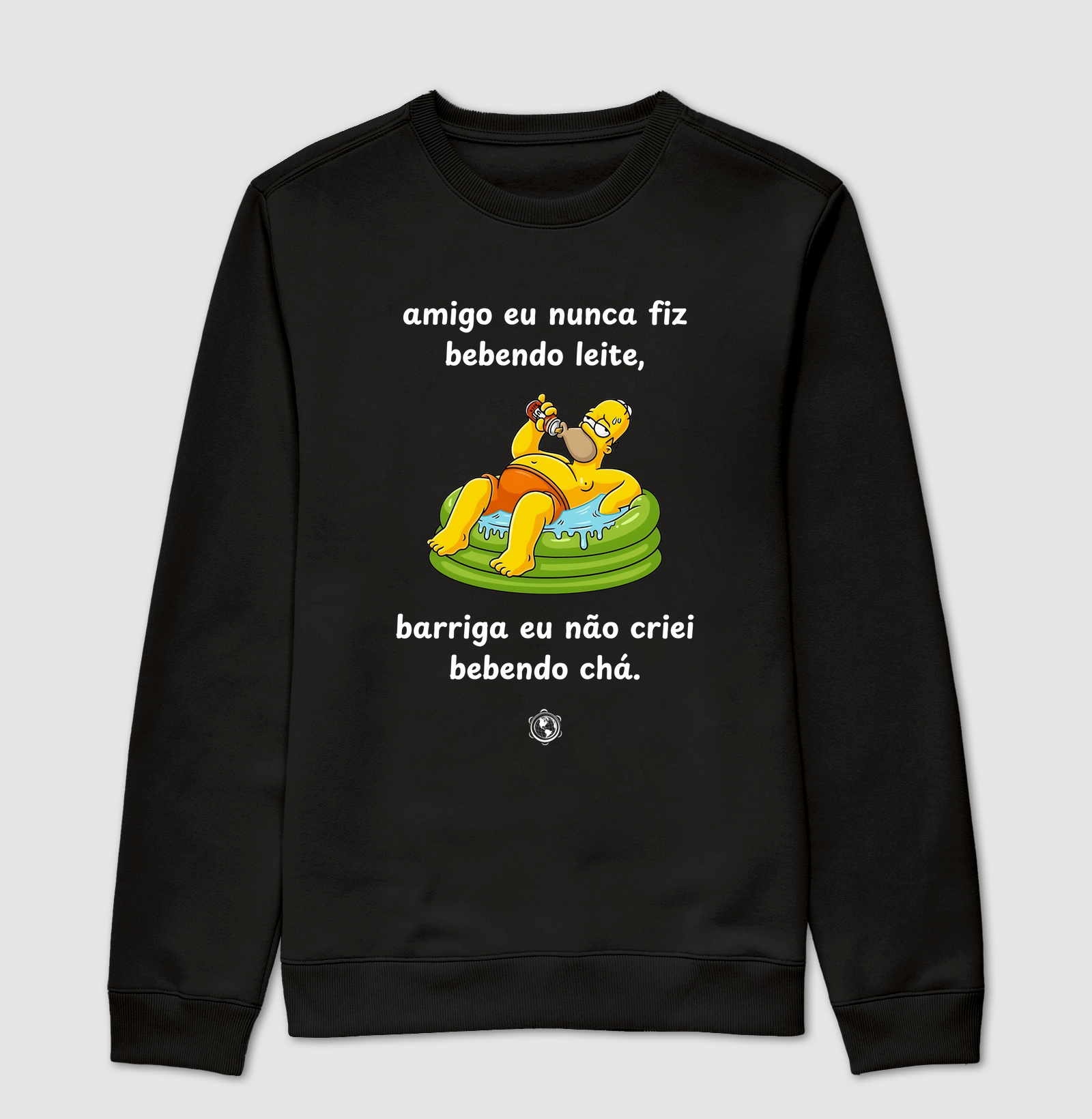 barriga eu não criei bebendo chá
