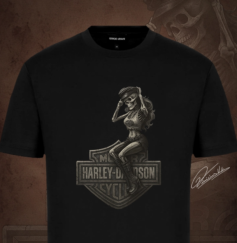 Harley Skull Girl