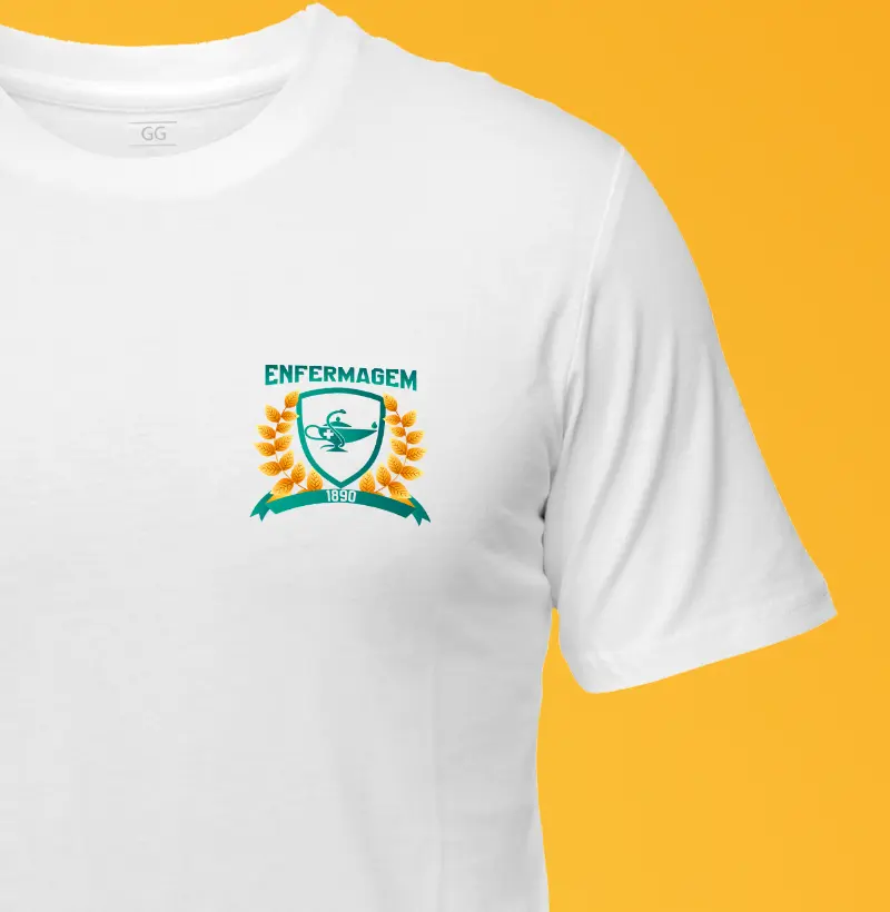Enfermagem Símbolo no Peito masculina
