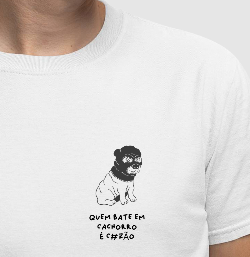 Quem bate em cachorro é c#zão