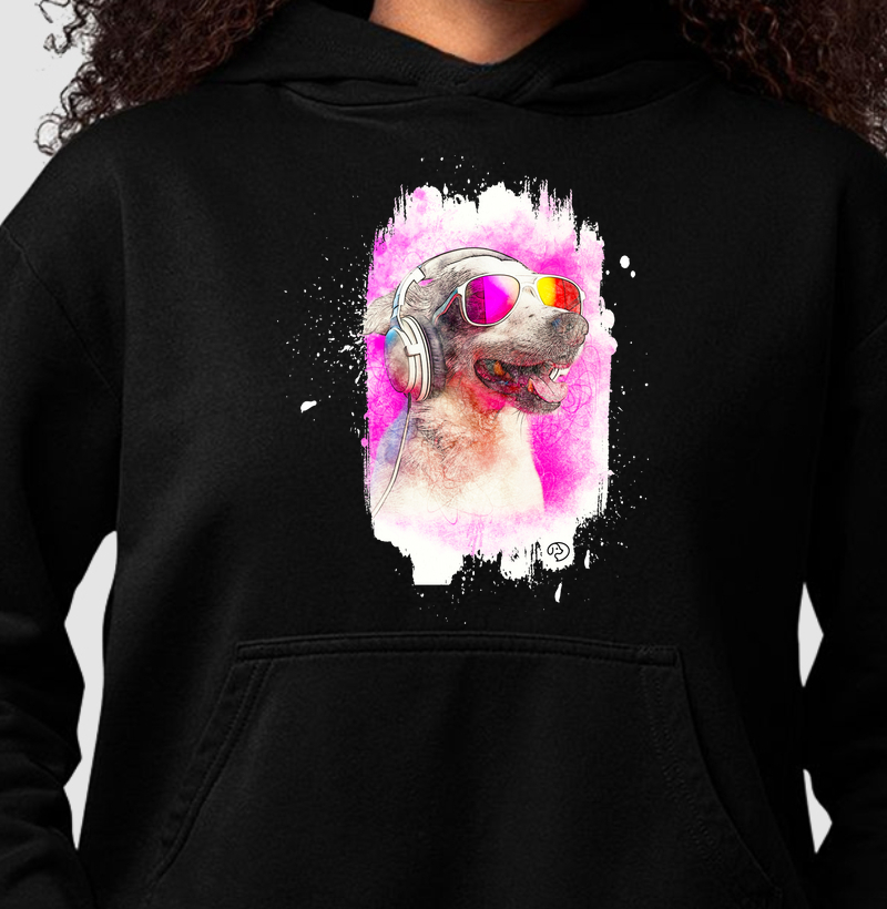 Music Dog Pink