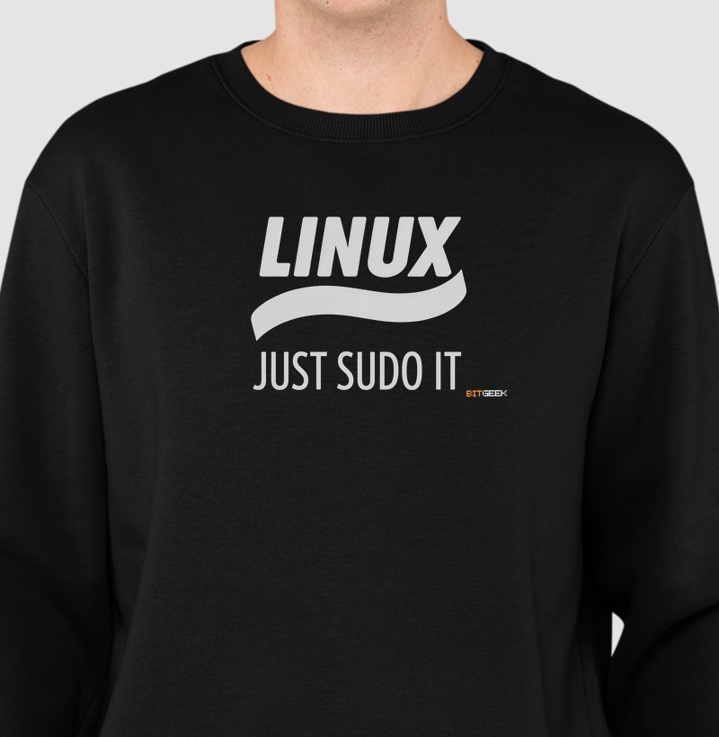 Suéter Moletom Just Sudo It
