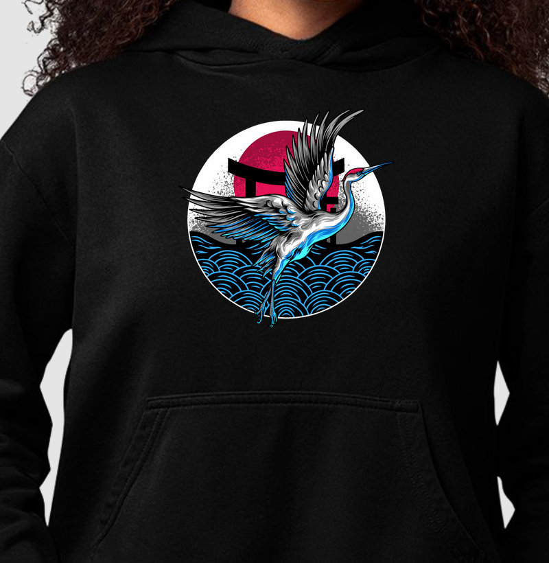 Moleton Hoodie Tsuru