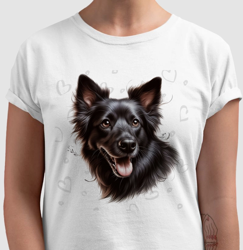 Camiseta Pet estampa coração!