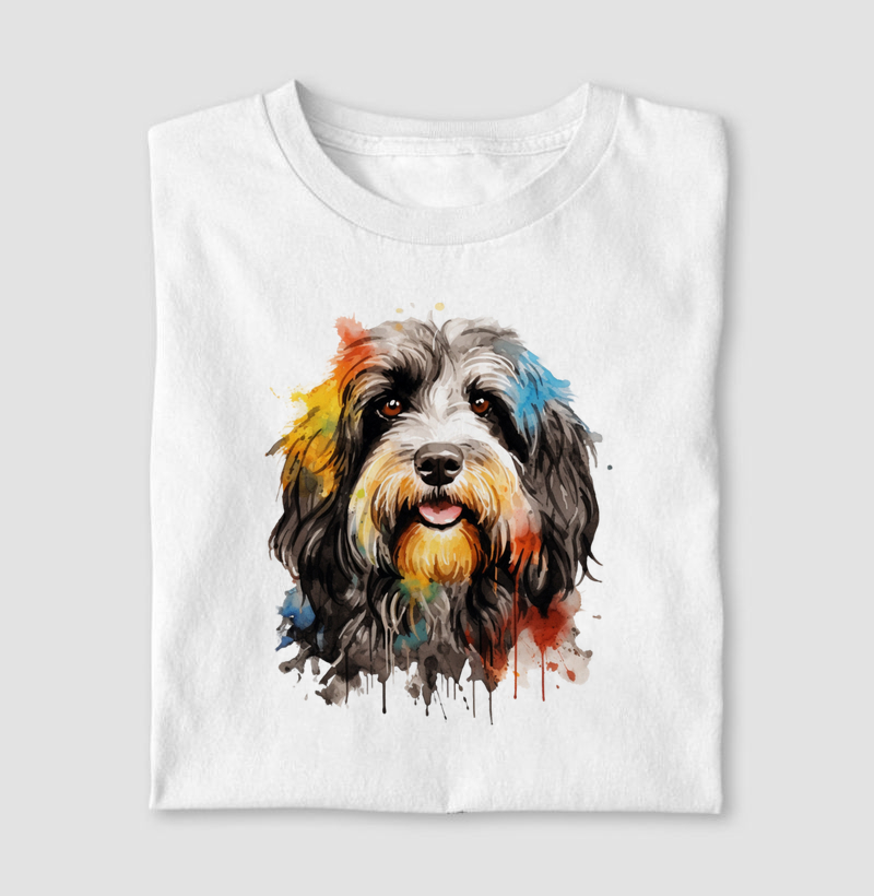 Sheepdog Português aquarela