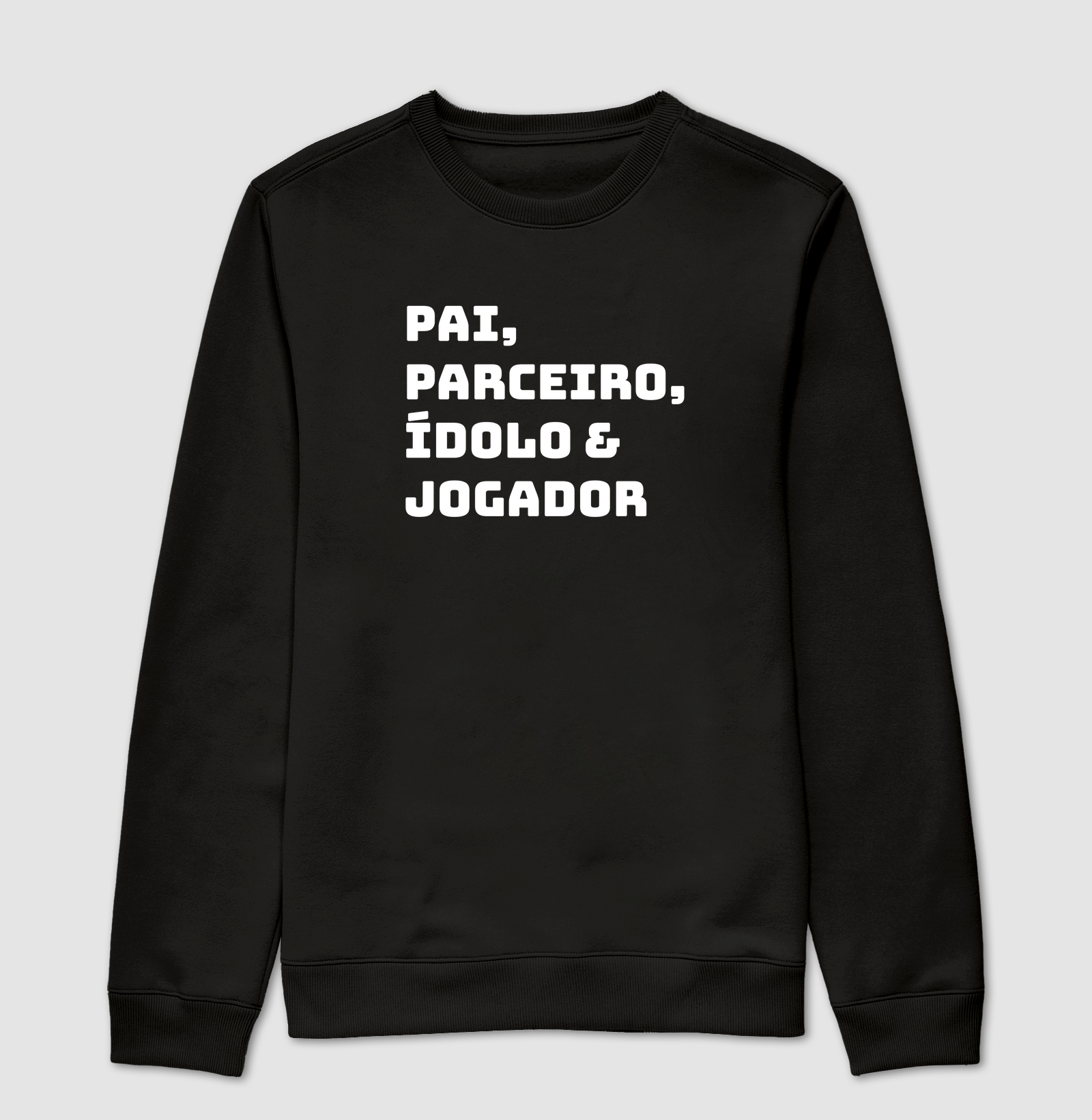 Pai, parceiro, ídolo e jogador