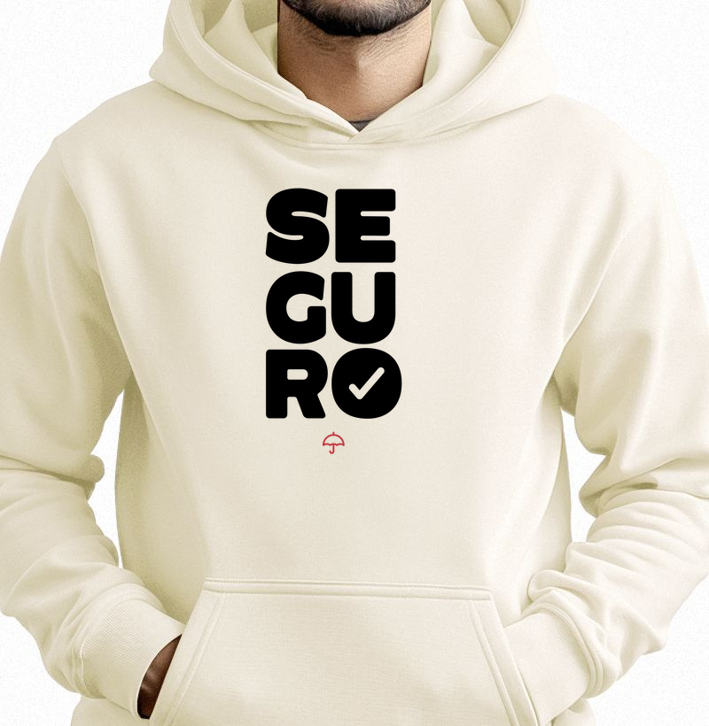 Seguro - Mais Seguro (Moletom Hoodie Slim)