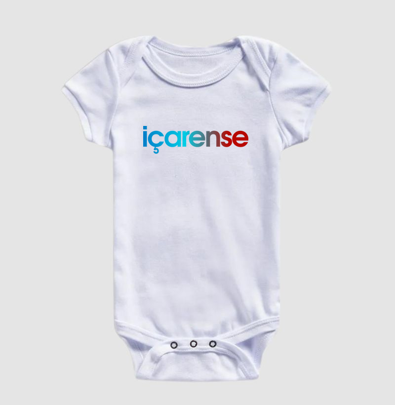 Body Infantil Içarense Cores da Bandeira