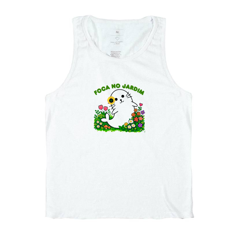 Foca no jardim