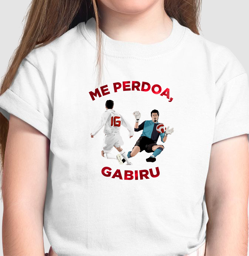 Camiseta Infantil "Me perdoa, Gabiru"